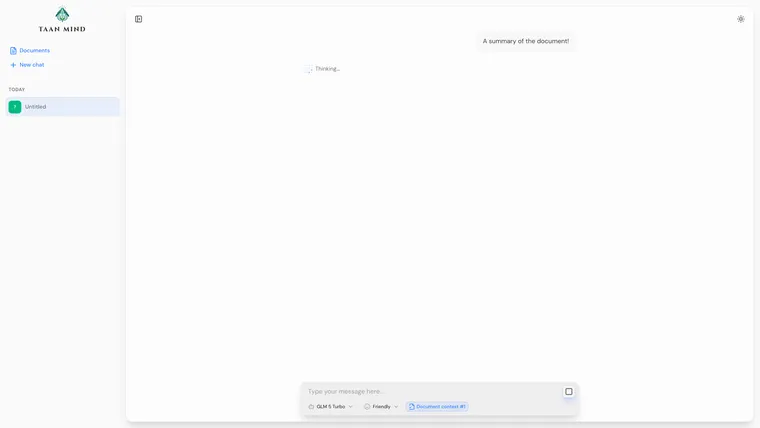 Document-aware chat